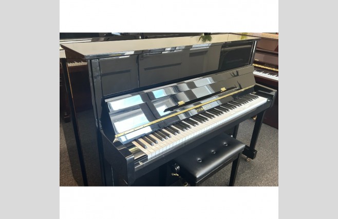Steinmayer Polished Ebony S118 Upright Piano, Used - All Inclusive Premium Package (SN:640716726) - Image 1